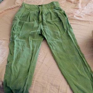 Free People Army Green Pants